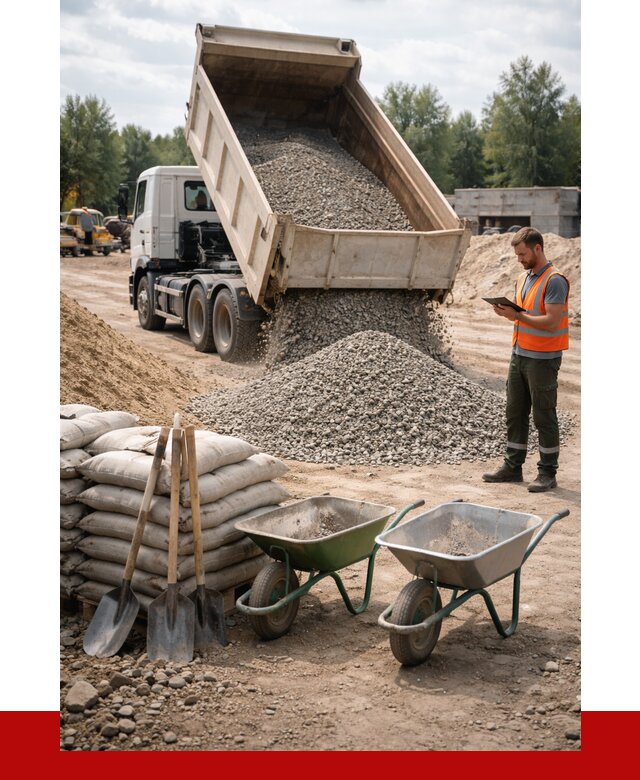 Доставка нерудных материалов в Балашове от 1220 руб. | ПРОНЕРУДБла