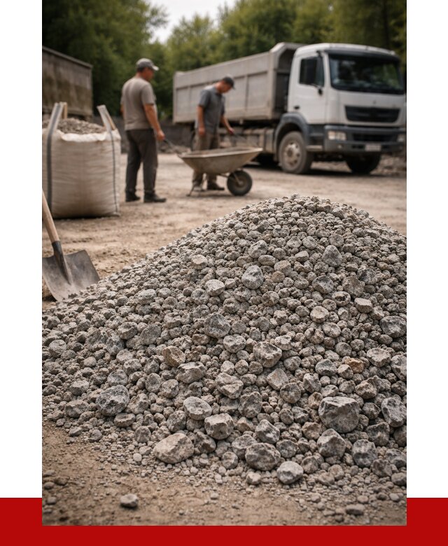 Гранитный щебень фракция 20-40 в Балашове от 3254 руб. ПРОНЕРУДБла