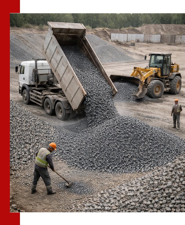 Щебень габбро-диабаз фр. 5-20 с доставкой в Балашове