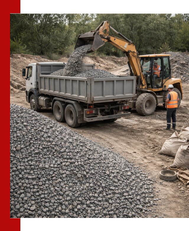 Доставка гравийного щебня в Балашове оптом и в розницу