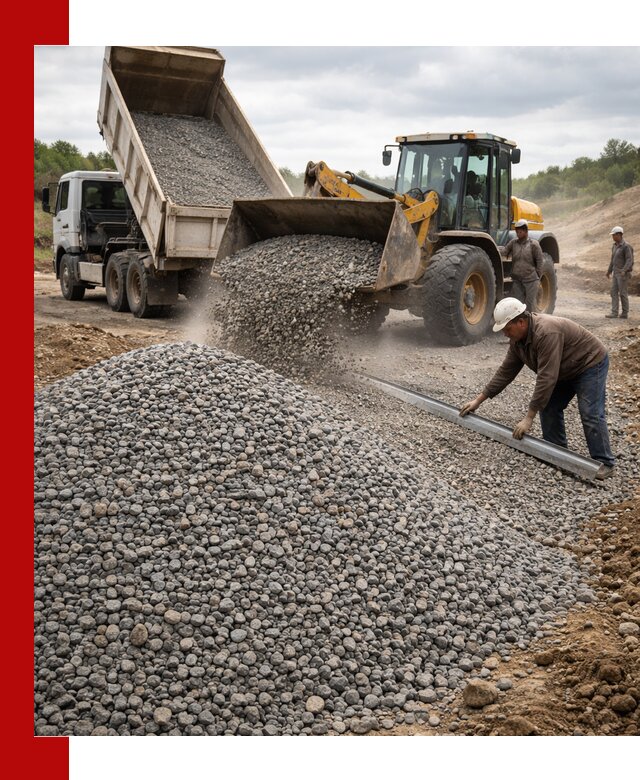 Гравийный щебень фракция 5-20 с доставкой в Балашове