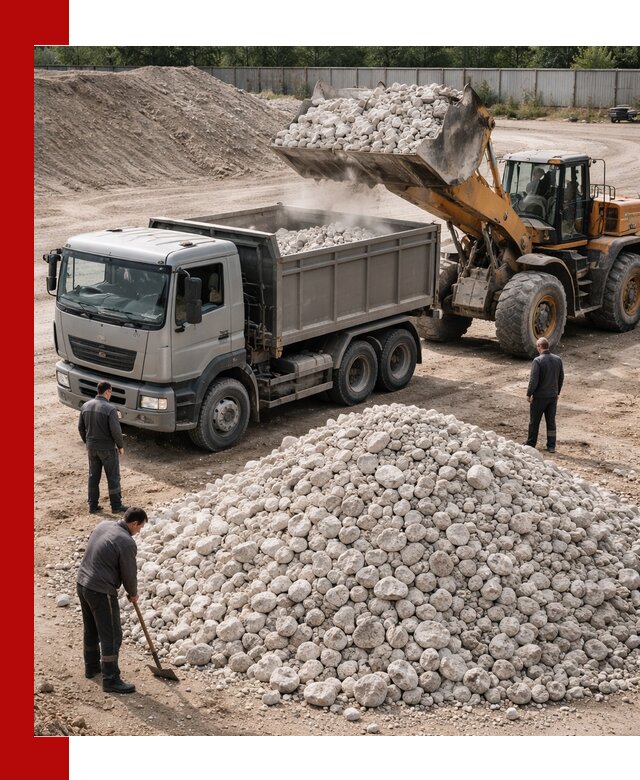 Известняковый щебень фракция 70–150 с доставкой в Балашове