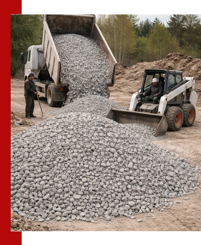 Доставка доломитового щебня в Балашове напрямую от карьера