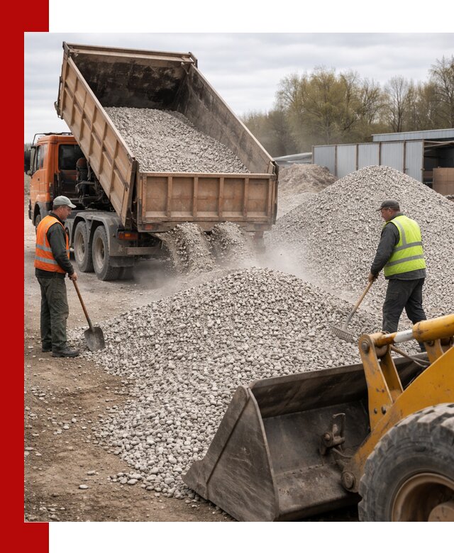 Доломитовый щебень фракции 5-20 с доставкой в Балашове