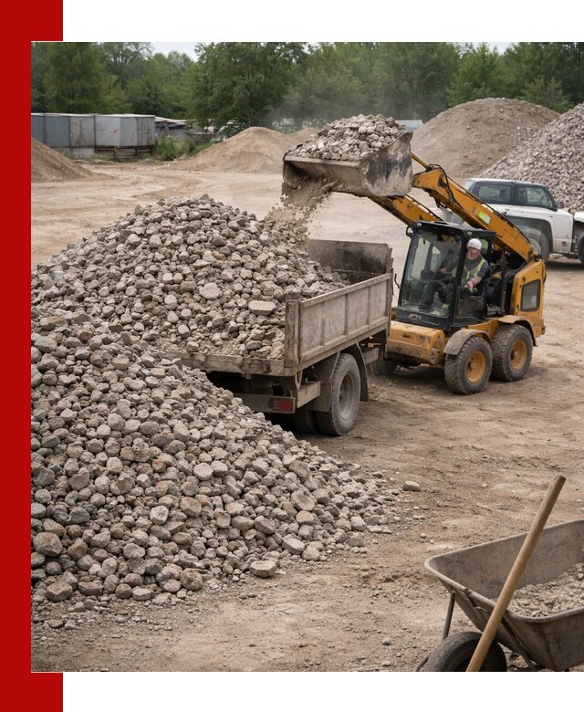 Доставка вторичного щебня в Балашове для строительных работ