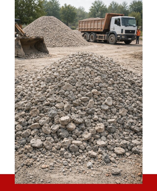 Вторичный щебень фракция 20-40 в Балашове от 2237 р ПРОНЕРУДБла