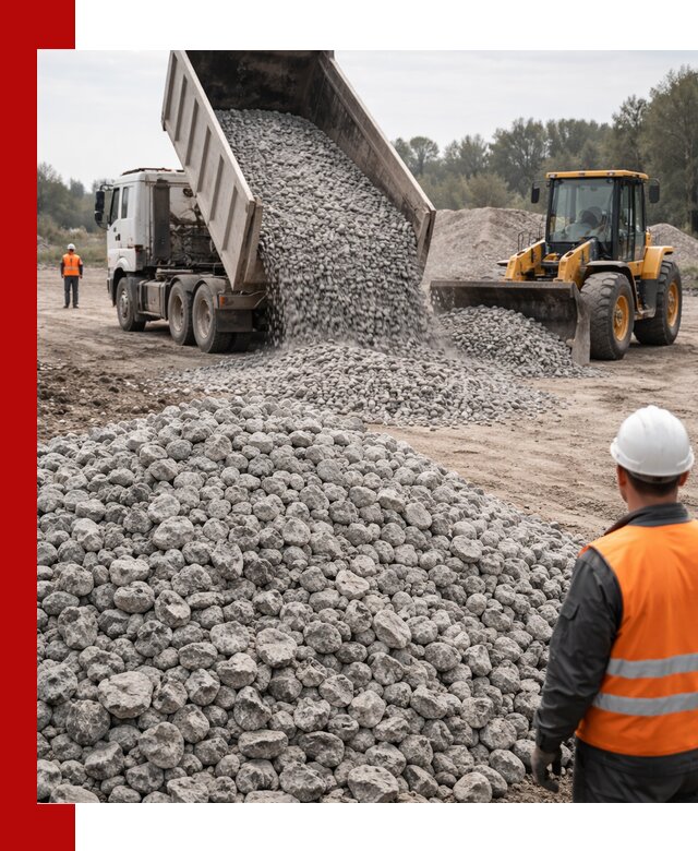 Доставка бетонного щебня фракции 20-40 в Балашове