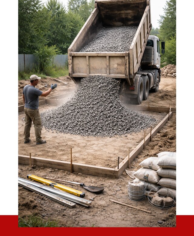 Купить щебень для фундамента в Балашове от 4576 р. | ПРОНЕРУДБла
