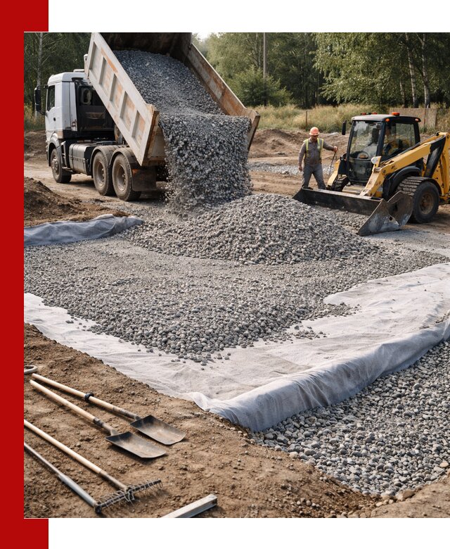 Щебень для фундамента с доставкой в Балашове