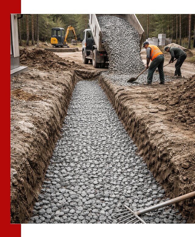 Щебень для дренажа с доставкой в Балашове высокого качества