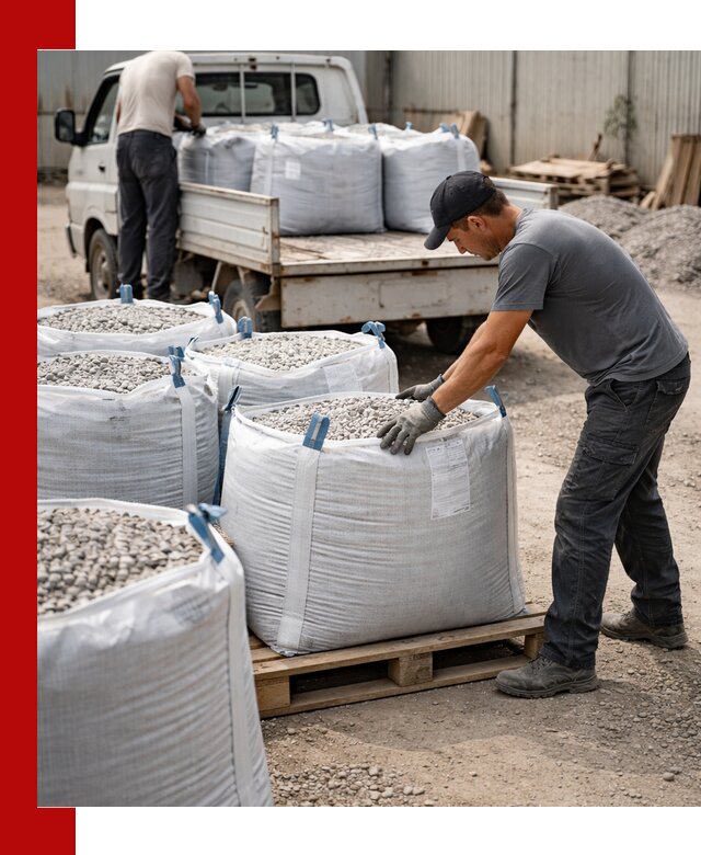Доставка щебня в мешках по выгодным ценам в Балашове