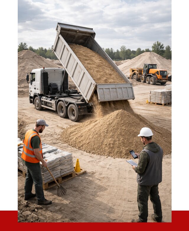 Карьерный песок с доставкой в Балашове от 3661 р. ПРОНЕРУДБла