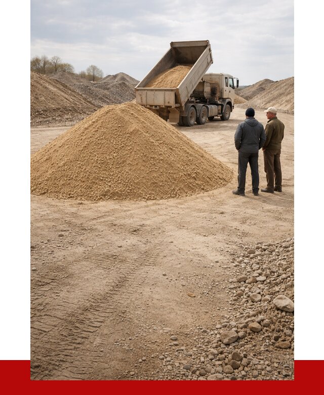 Карьерный песок крупнозернистый в Балашове от 8644 р | ПРОНЕРУДБла