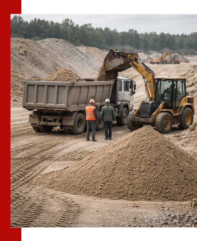 Карьерный среднезернистый песок с доставкой в Балашове
