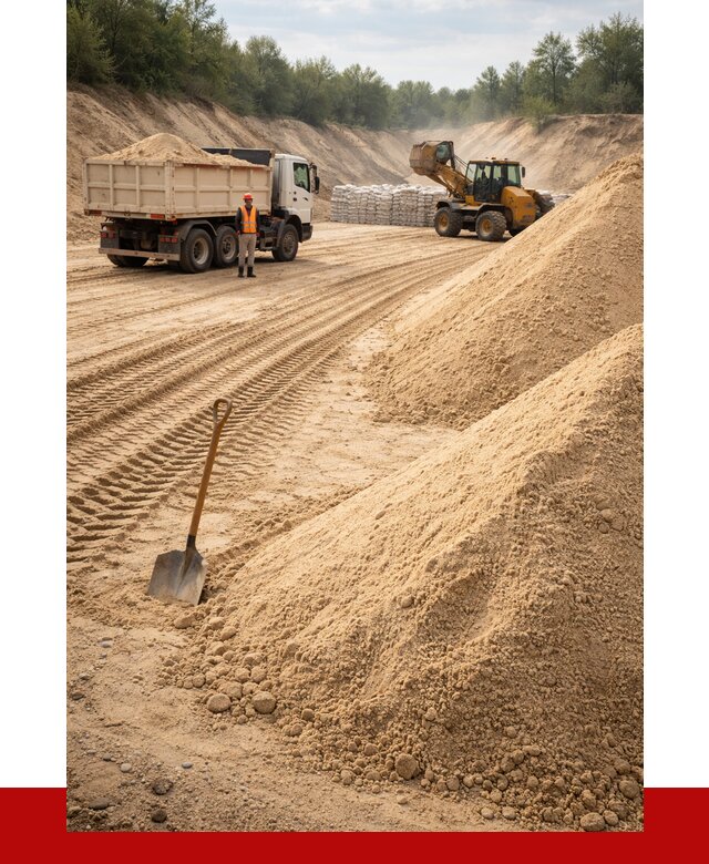 Карьерный песок мелкозернистый в Балашове от 9152 р. | ПРОНЕРУДБла
