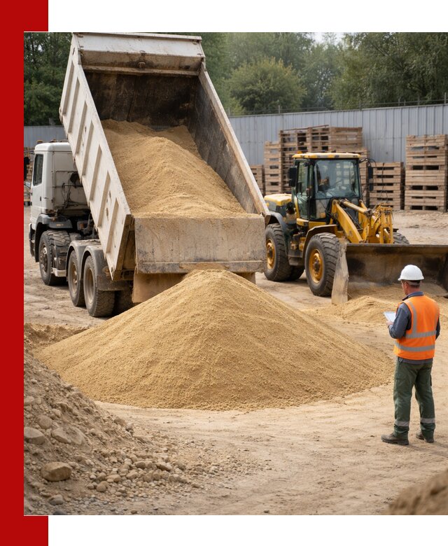 Доставка карьерного мелкозернистого песка в Балашове