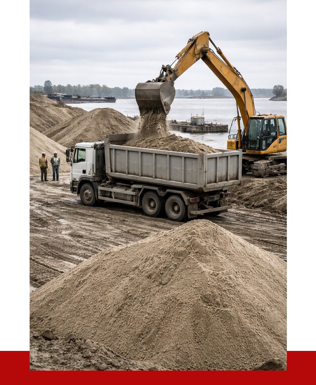 Купить речной песок навалом в Балашове от 1830 р., ПРОНЕРУДБла