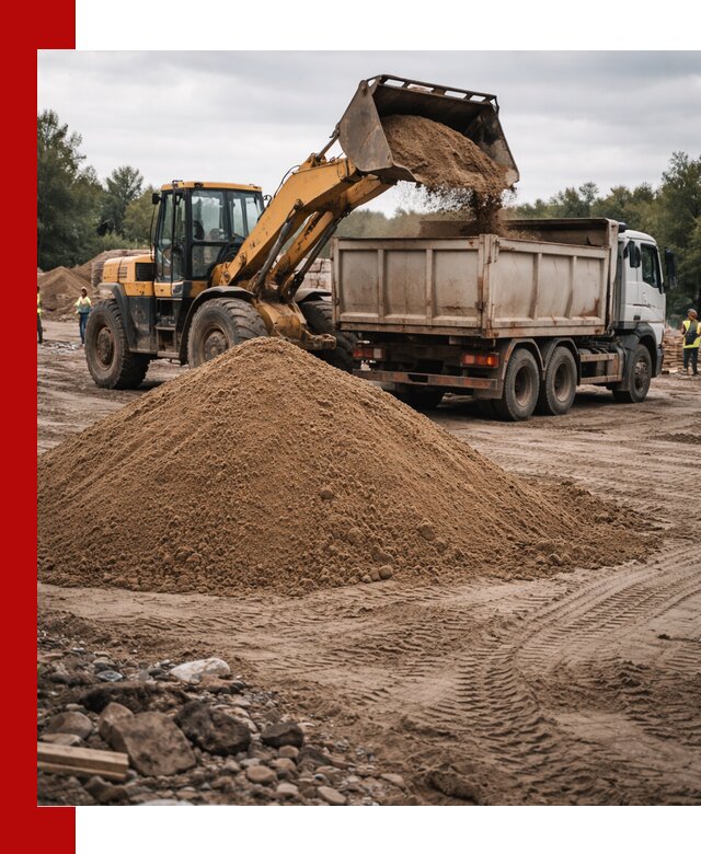 Доставка речного песка навалом в Балашове быстро и выгодно