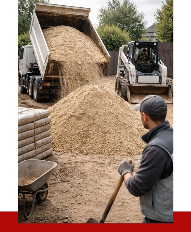 Мытый речной песок с доставкой в Балашове от 1475 р. | ПРОНЕРУДБла