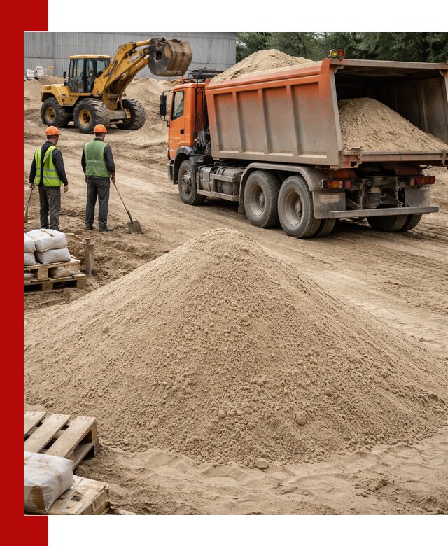 Доставка и продажа мытого речного песка в Балашове