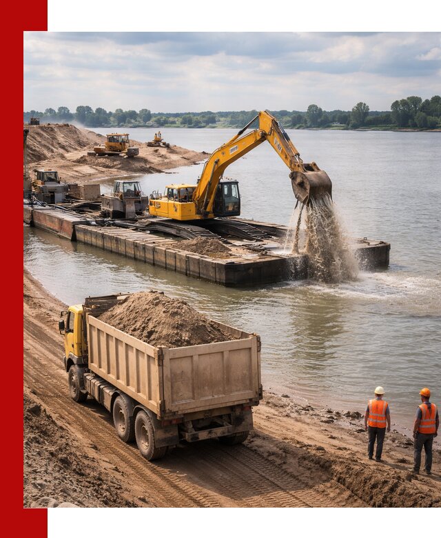 Намывной песок с доставкой в Балашове оптом и в розницу