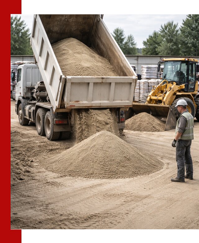 Поставка и доставка песка для бетона в Балашове