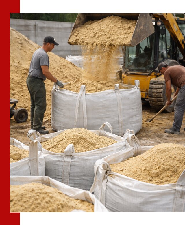 Поставка качественного песка для кладки в Балашове
