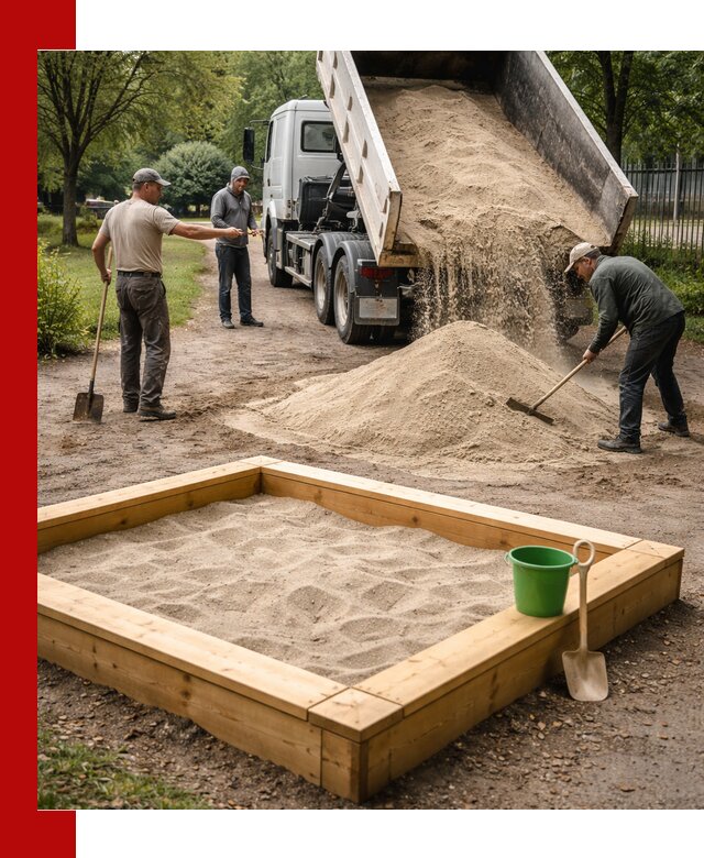 Песок для песочницы с доставкой в Балашове недорого и чистый