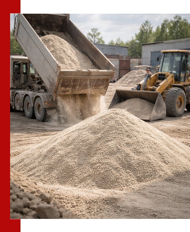 Кварцевый песок с доставкой в Балашове для строительных работ