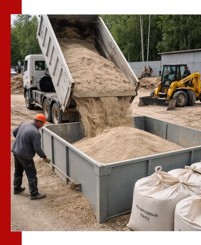 Кварцевый песок для фильтра в Балашове — доставка и качество