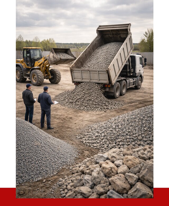 Гравий и камень с доставкой в Балашове от 4271 р. - ПРОНЕРУДБла