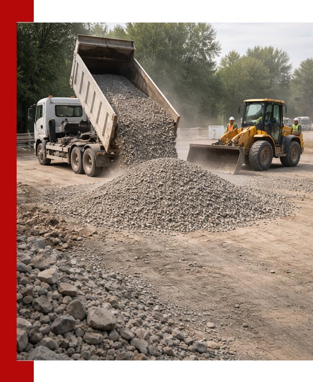 Гравий фракция 5–20 доставка в Балашове оптом и в розницу