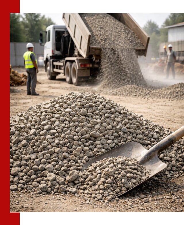 Доставка гравия фракции 20-40 в Балашове с самосвалами