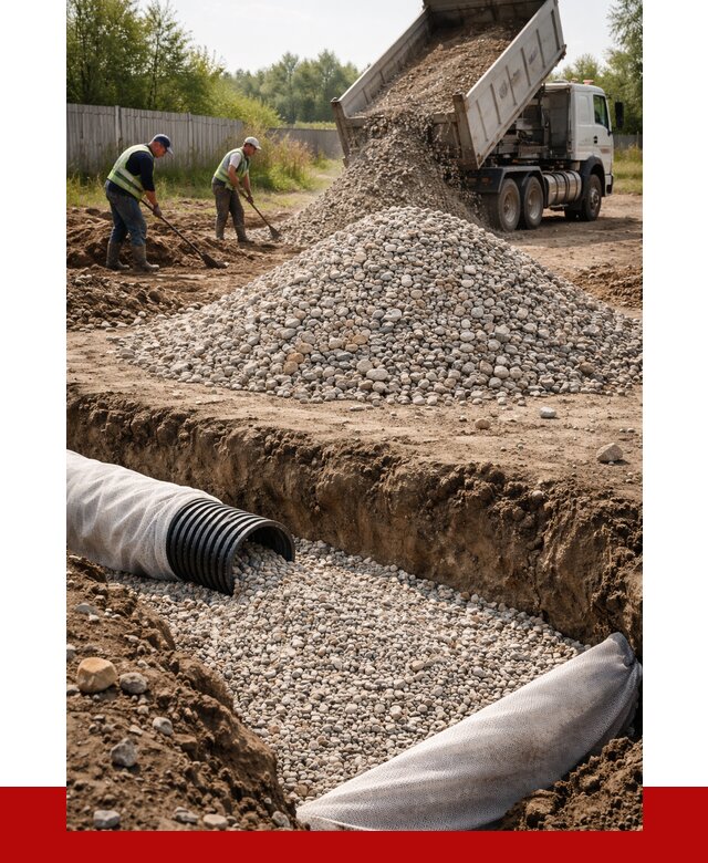 Гравий для дренажа в Балашове от 2237 р., доставка ПРОНЕРУДБла