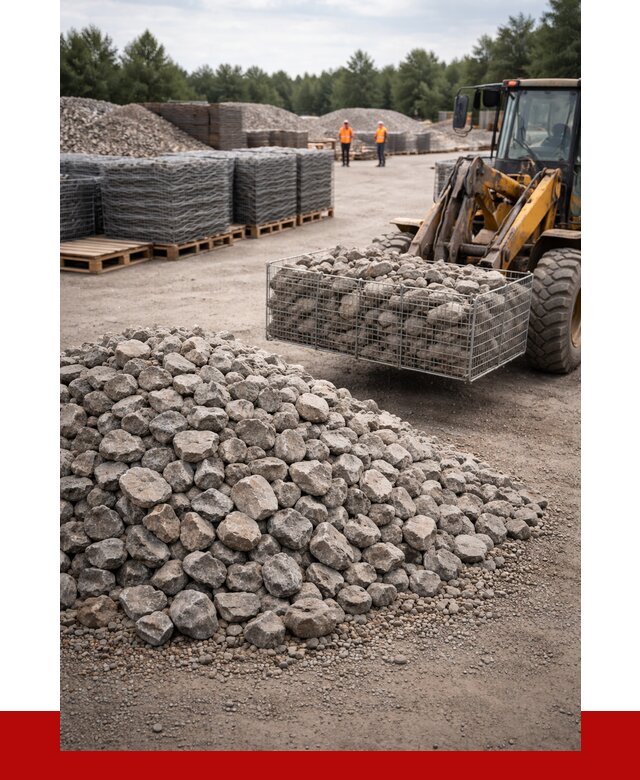 Камень для габионов фракция 70-150 в Балашове от 4271 р. | ПРОНЕРУДБла