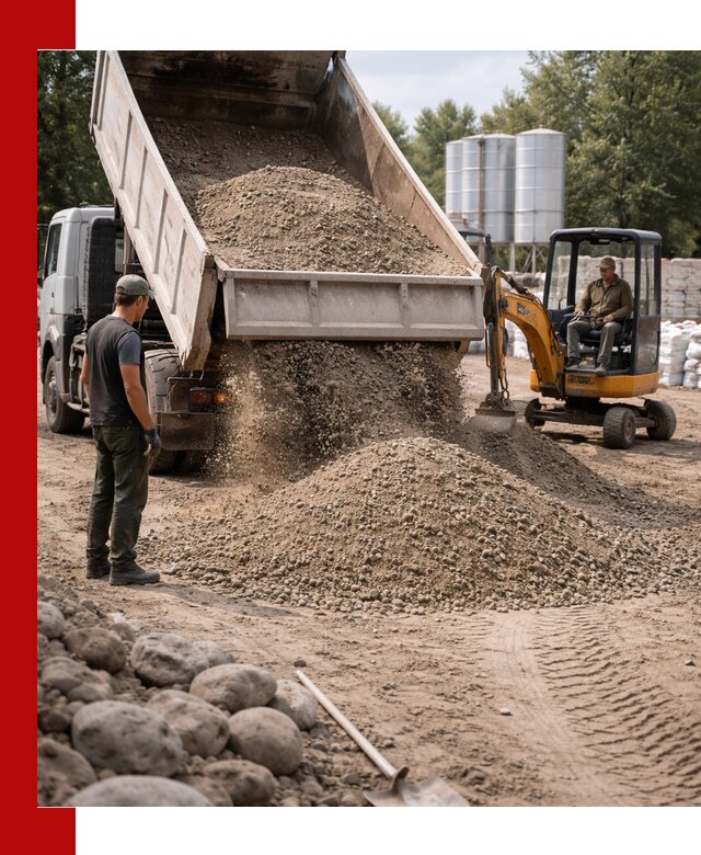 Доставка ПГС С3 в Балашове самосвалами и миксерами