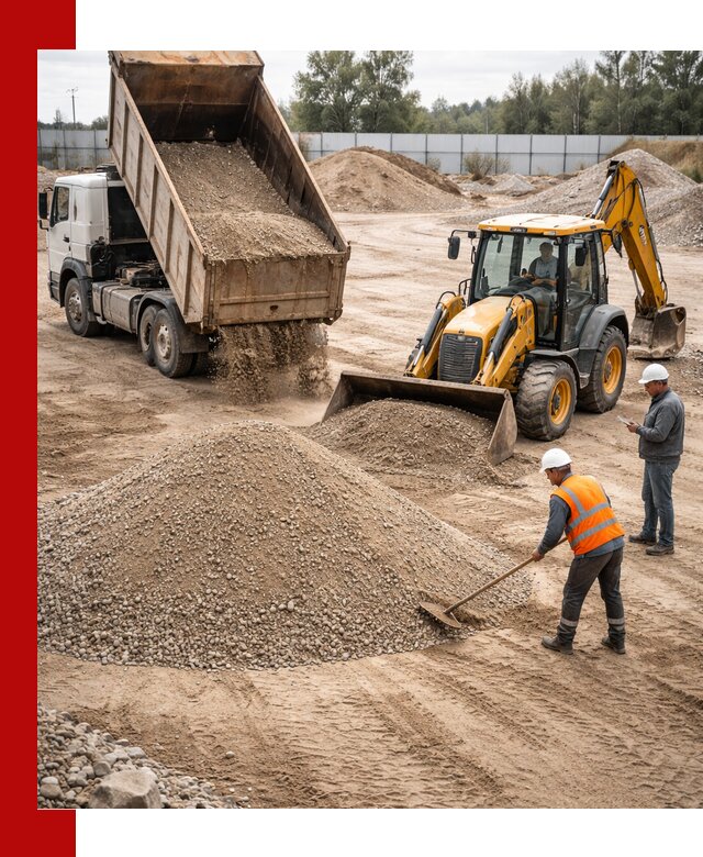 Поставка и доставка ПГС С4 в мешках и самосвалах в Балашове
