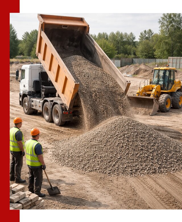 Доставка щебёночно-песчаной смеси ЩПС С7 в Балашове