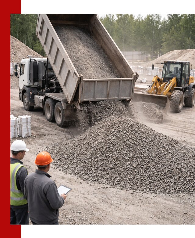 Доставка и продажа гранитного отсева 0-10 в Балашове