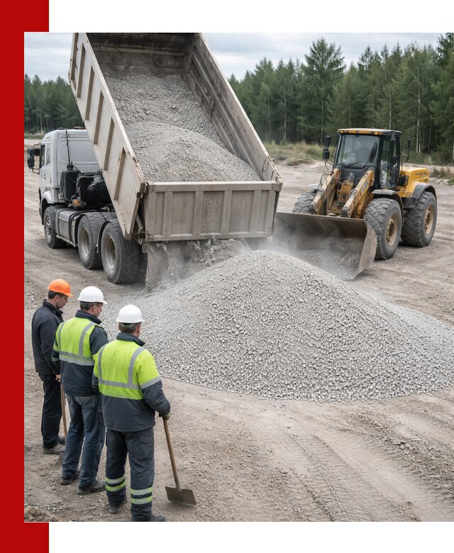 Известняковый отсев 0-5 доставка в Балашове быстро и выгодно