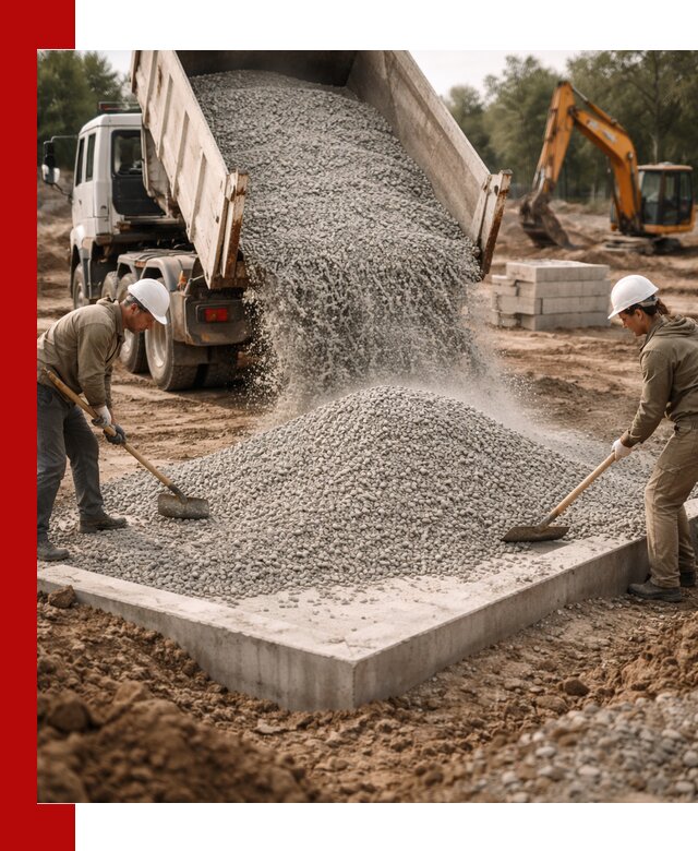 Доставка и продажа отсева для бетона в Балашове