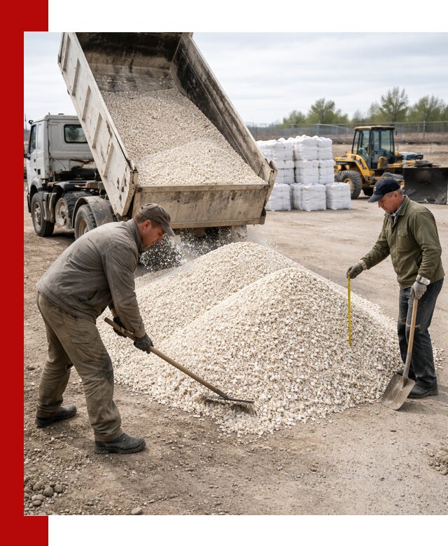 Мраморная крошка с доставкой и разгрузкой в Балашове