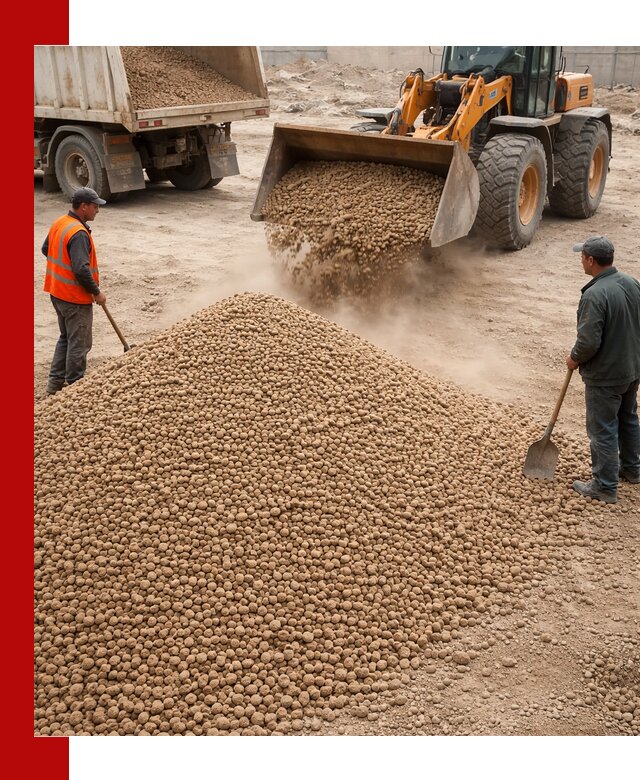 Керамзит фракция 10-20 с доставкой в Балашове