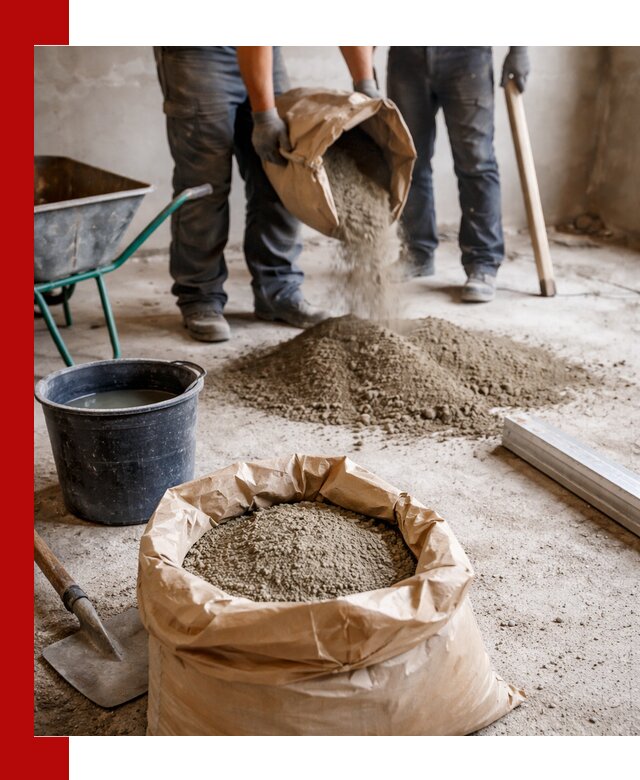 Доставка сухой смеси для стяжки в Балашове