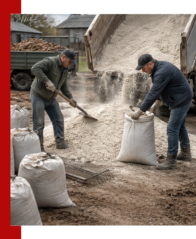 Доставка извести пушонки в Балашове оптом и мелким оптом