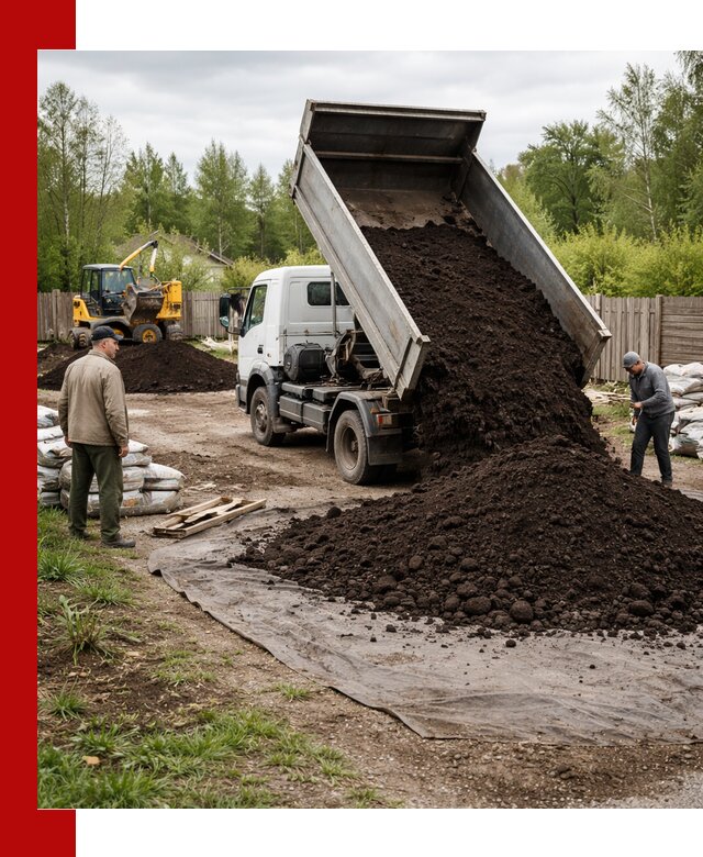 Доставка качественного почвогрунта в Балашове оптом и в розницу