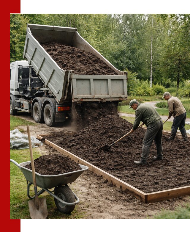 Доставка грунта для озеленения и благоустройства в Балашове