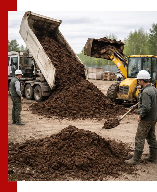 Доставка торфа оптом и в мешках в Балашове