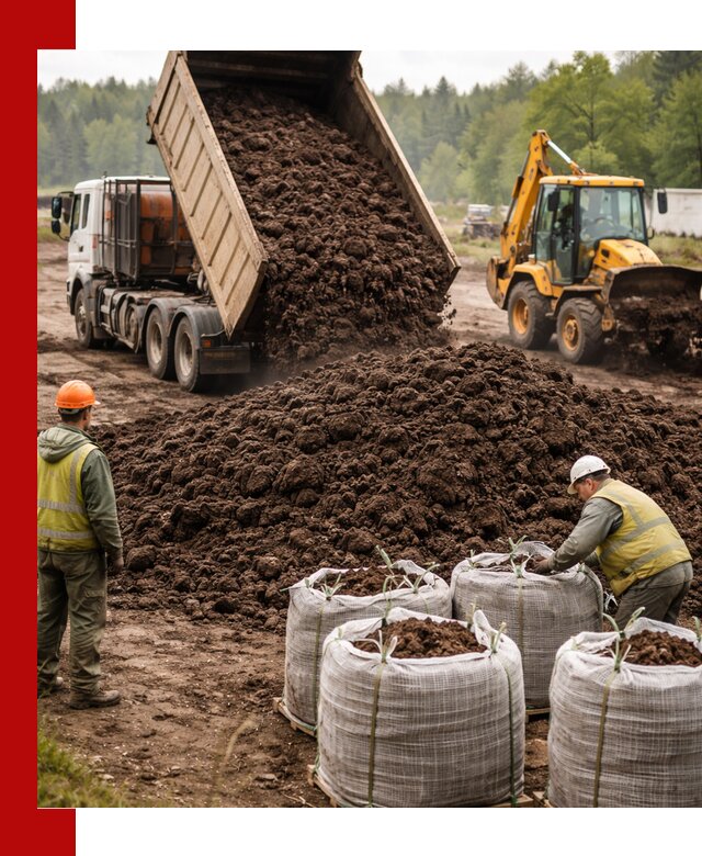 Доставка нейтрального торфа в Балашове оптом и в розницу