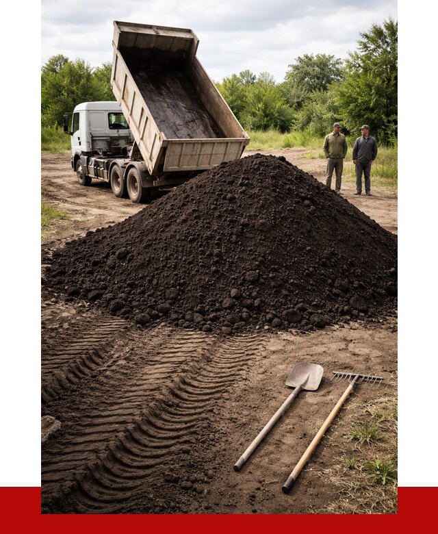 Купить чернозем навалом в Балашове от 1220 р. за куб | ПРОНЕРУДБла